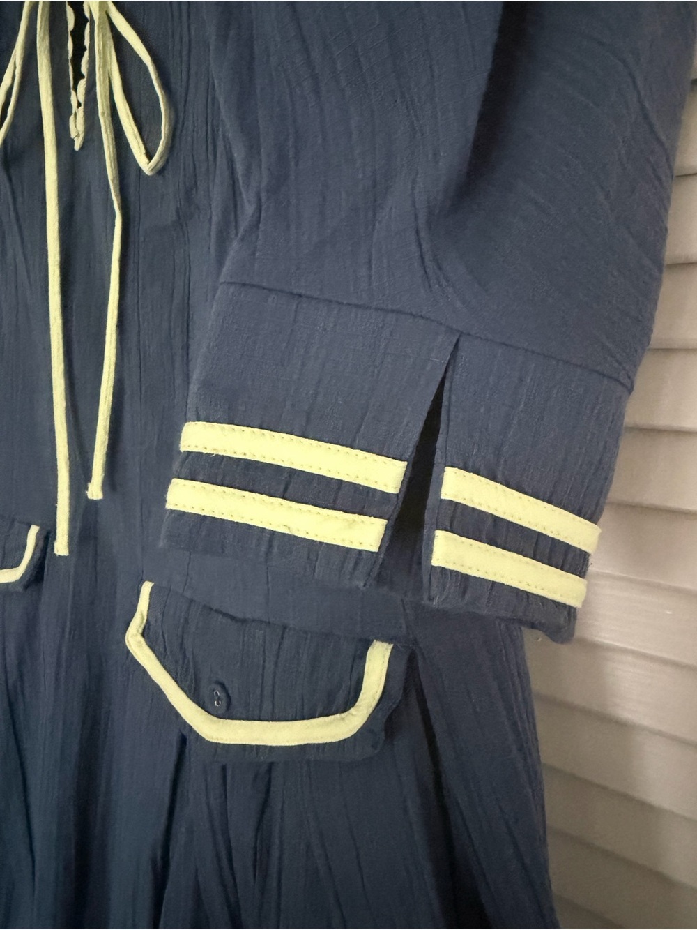 Free People Starboard Cotton Pleated Mini Dress - Picture 6 of 7